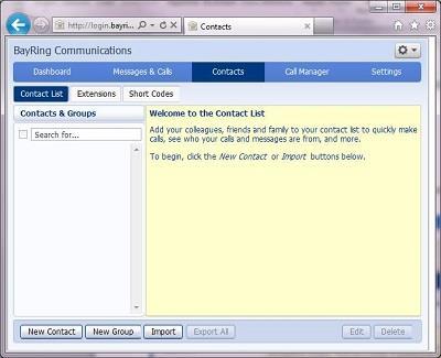 Contacts The contact list allows you to store information about your telephone contacts. This information does NOT synchronize with your Cisco telephone.