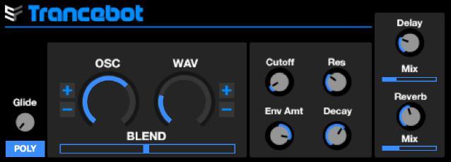 FX 2: Control a bit crushing effect. This effect is applied to Drum 3 and Drum 4.