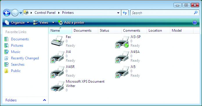 Series JF-16XX Printing with the Printer Driver In order to print using the application software