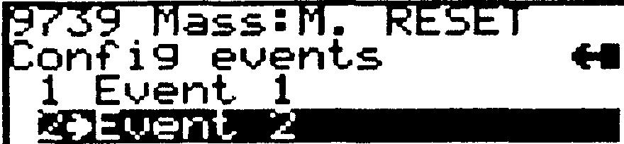Choose 2 (event 2) to assign an alarm type to event 2. 4.