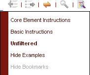Unit 3: Searching Document Menu Unit 3: Searching The Document Menu is found on the right side of the document pane, just below the User Menu.