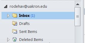 Outlook 2010 To deliver incoming mail from the Recruiting Solutions system to a particular folder in Outlook: Create a folder to receive the mail.
