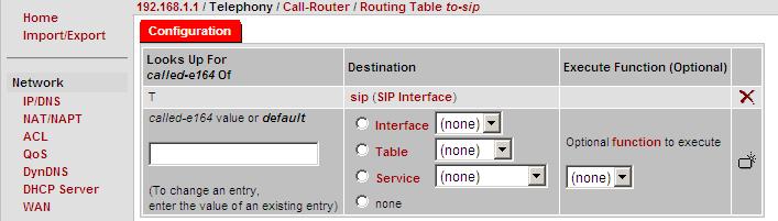 SIP Device Configuration: Avaya A10 ATA 10.Click on the arrow icon after to-sip.