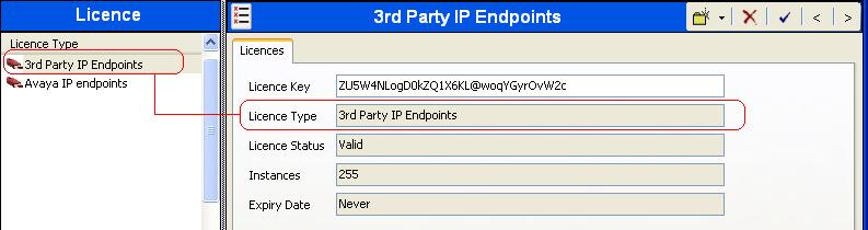 1.1 Licensing SIP Extensions are within the configuration use 3rd Party IP End-points licenses. Successful registration consumes one license count.