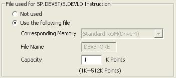 3.28 Writing/Reading Device Data to/from Standard ROM This function writes device data to the standard ROM.