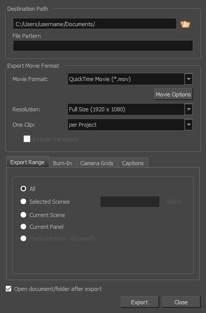 Chapter 11: How to Export your Project 7. Click on Export button.