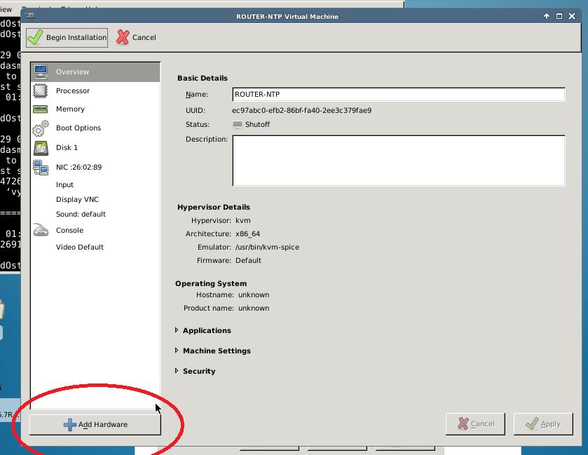 Create VM vrouter /7 On the Virtual Machine Details page (shown) below you will do the following tasks (use the ADD HARDWARE
