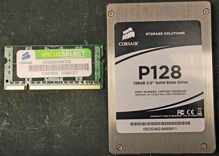 A memory upgrade combined with an SSD, using items like these shown in figure 6, can result in a phenomenal performance increase even with no upgrade in processor capability due to increased memory