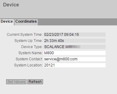 Connecting SCALANCE M-800 to WAN 1.7 Specifying device information 6. Click the "Set Values" button. 7. The Basic Wizard starts to support you when configuring the device parameters.
