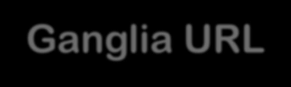 Ganglia URL