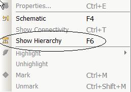 Chapter 1: Vivado Synthesis To open the Hierarchy window: 1. In the Netlist window, right-click to bring up the context menu. 2.