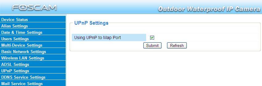 You can select the checkbox and open UPnP, then the camera s software will be