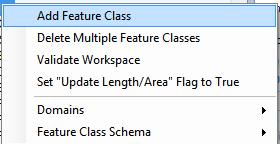 Add a Feature Class Cnfiguratin 1.