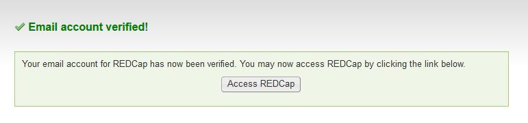 You will then need to check your ECU email account to access the REDCap email needed to complete the login process.