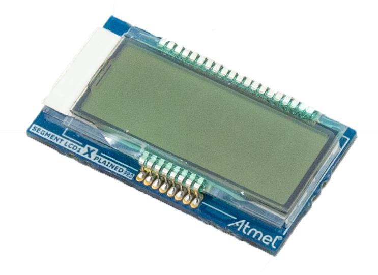 USER GUIDE Atmel Segment LCD1 Xplained Pro Preface Atmel Segment LCD1 Xplained Pro is an extension board to the Atmel Xplained Pro evaluation