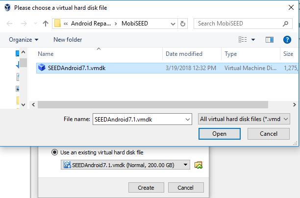 While attaching these extracted files to the new VM, VirtualBox will not make copy of these files to new VM's directory.