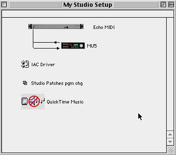 OMS setup Mac OS 8/9, Layla24 6. Save the new studio setup. Now you will be asked to save the new studio setup. You can overwrite your old setup with the same name or create a new one.