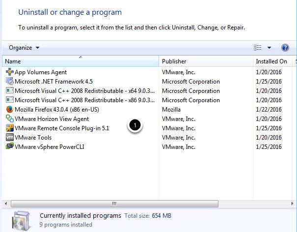 Installed Programs 1. Notice that no Fuji application is installed on the desktop.