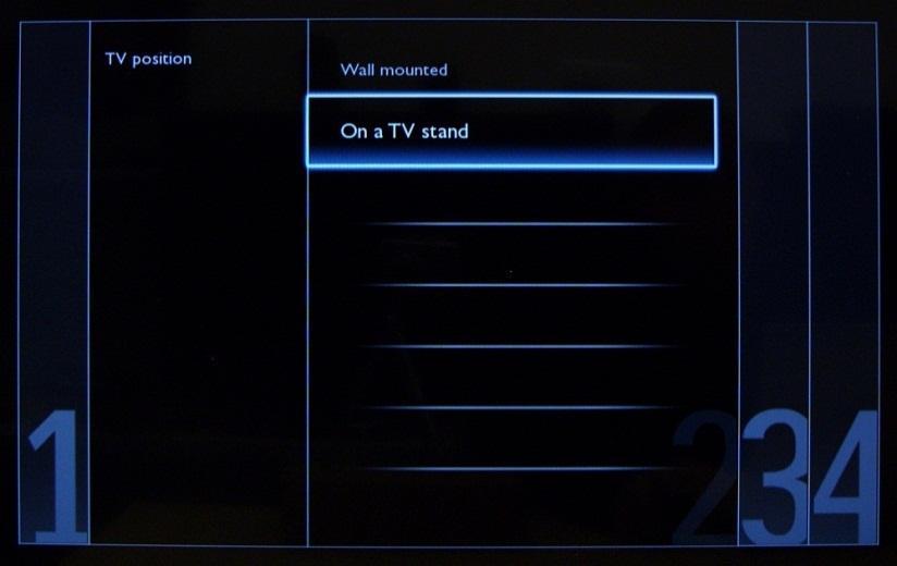 4. Installation wizard When you turn on the TV for the first time, or you have reinstalled the TV, you should see the following screen.