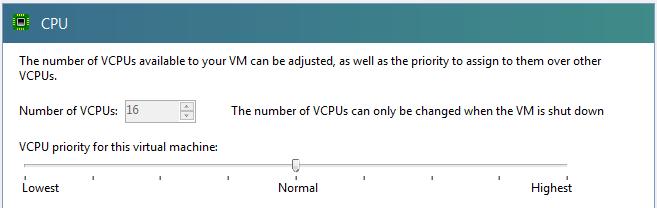 Citrix XenServer XenServer CPU usage In the default setup of XenServer, physical CPU resources are split between virtual machines using a fair-share balancing algorithm.