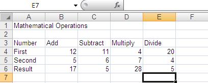 Level 2 ITQ Exercise 17 - Introducing Formulas A calculation in Excel is called a Formula. Formulas are used to calculate results from numbers entered on the sheet, e.g. add a column of numbers, total sales for the year, calculate net profit in a month, etc.