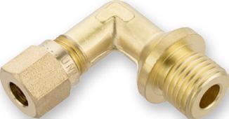 DRM Brass Fittings Compression Fittings Male Stud Elbow BSPT Parallel (Imp.