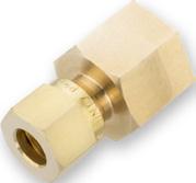 DRM Brass Fittings Compression Fittings Female Stud Coupling BSPT (Metric) MC106/164 6 1/4 MC108/164