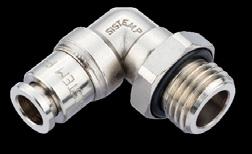 DRM Push-Fit Fittings Male Swivel Elbows (BSPT) 203100 10 3/8 202100 10 1/2 204120 12 1/4 203120 12 3/8 202120 12 1/2 Swivel Elbow (BSP Parallel) w/ O-Ring Seal 208048 4