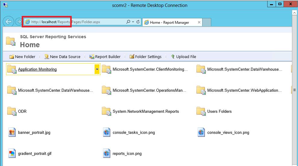 Load secrmm reports into Microsoft SQL Server Reporting Services This step loads the pre-defined secrmm reports into Microsoft SQL Server