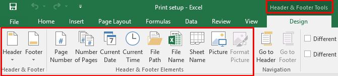 Excel 2016 Intermediate Page 13 To modify a header or footer at any time just click over an existing header or footer and edit as required.