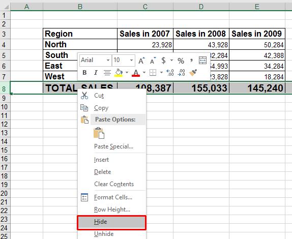 Excel 2016 Intermediate Page 155 Your workbook will now look like this.