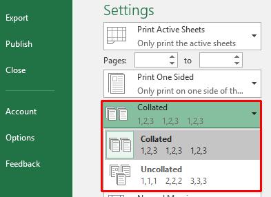 Page orientation Within the Printer section of the printer options, click on the down arrow