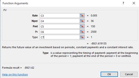 Excel 2016 Intermediate Page 96 Click within the Type section of the dialog box and