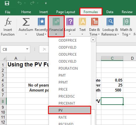 Excel 2016 Intermediate Page 98 The Function Arguments dialog box will be displayed.