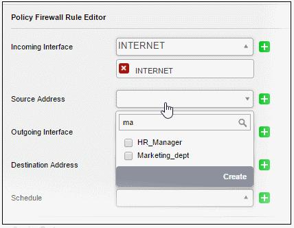 See 'Managing Firewall Address Objects' if you need more help with this. Firewall Groups (optional) The firewall object group can be created in two ways: From the 'Add a Group' pane.