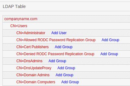 Once a directory has been imported, DCF will map usernames to IP addresses, allowing you to apply firewall policies to individuals or groups.