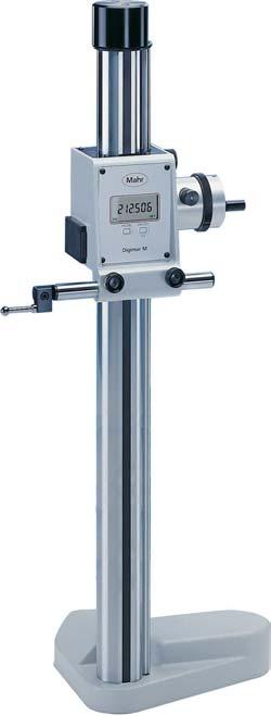 + 2-13 Digimar M 814 N - standard version 1D Application Ideal for measuring: Heights Center distances between bores and surfaces, widths of ledges, plus marking and scribing of work pieces Features