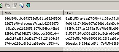 Using File Hashes Watch lists can be set up to compare hash values Use