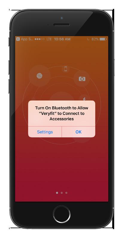 Make sure Bluetooth is turned on in your mobile settings and is not connected to any other devices when trying to pair. Bluetooth must be turned on. Press Ok if you are already connected.