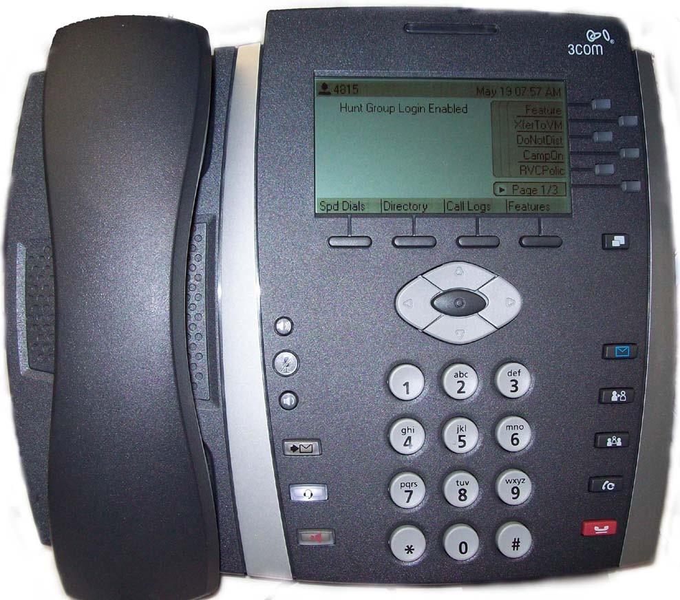 RVC HP/3Com - Model 3502 Phone Quick Reference Guide