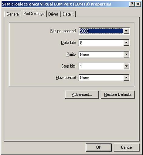 System setup 5.2 Communication setup In order to be able to run the application, the following steps must be completed after correct setup of the HW: 1.
