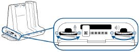 For computer volume adjustments, use your softphone application controls or your computer s audio control panel (see below). Mobile phone volume can be adjusted on the mobile phone.