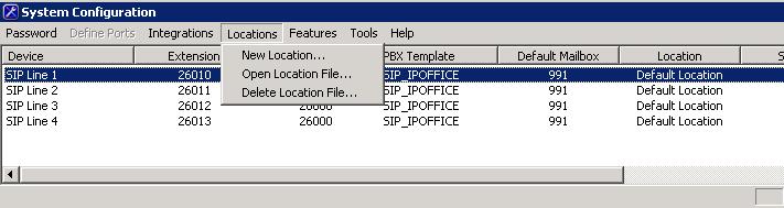 6.4. Administer Location From the DuVoice server, select Start All Programs DuVoice System Configuration.