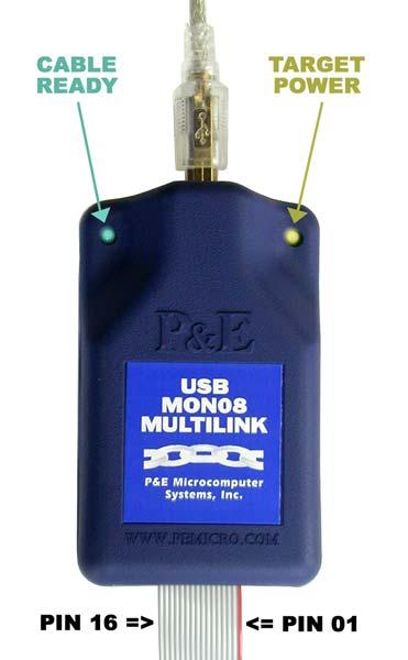 The USB-ML-MON08 is a high power USB device. If a USB HUB is used, it must be a self-powered hub (i.e. with a power supply). By default, the USB protocol used is 2.0. There are two LEDs which protrude through the housing of the USB-ML-MON08 interface.