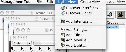 6. Select Light View > Discover Interfaces.