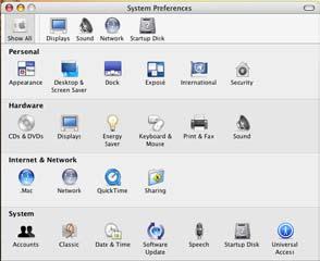Manual IP Configuration (Mac OS) User Manual 1. From the Apple menu, select System Preferences. The System Preferences window appears. 2.