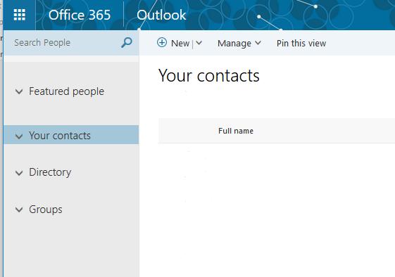 6 Step 3, Importing contacts into Office 365 Open your Office 365