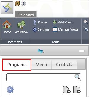 On the Programs tab, click the Add a Program button. The program displays the Add a Program dialog box. 2.