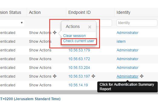 Endpoint Probe endpoint will appear. The Live Session shows Passive Identity service components that are not filtered out by the Mapping Filters. You can add as many filters as needed.