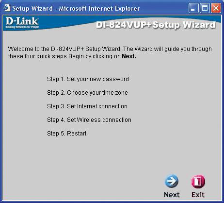 Click Run Wizard You will see the following screens.